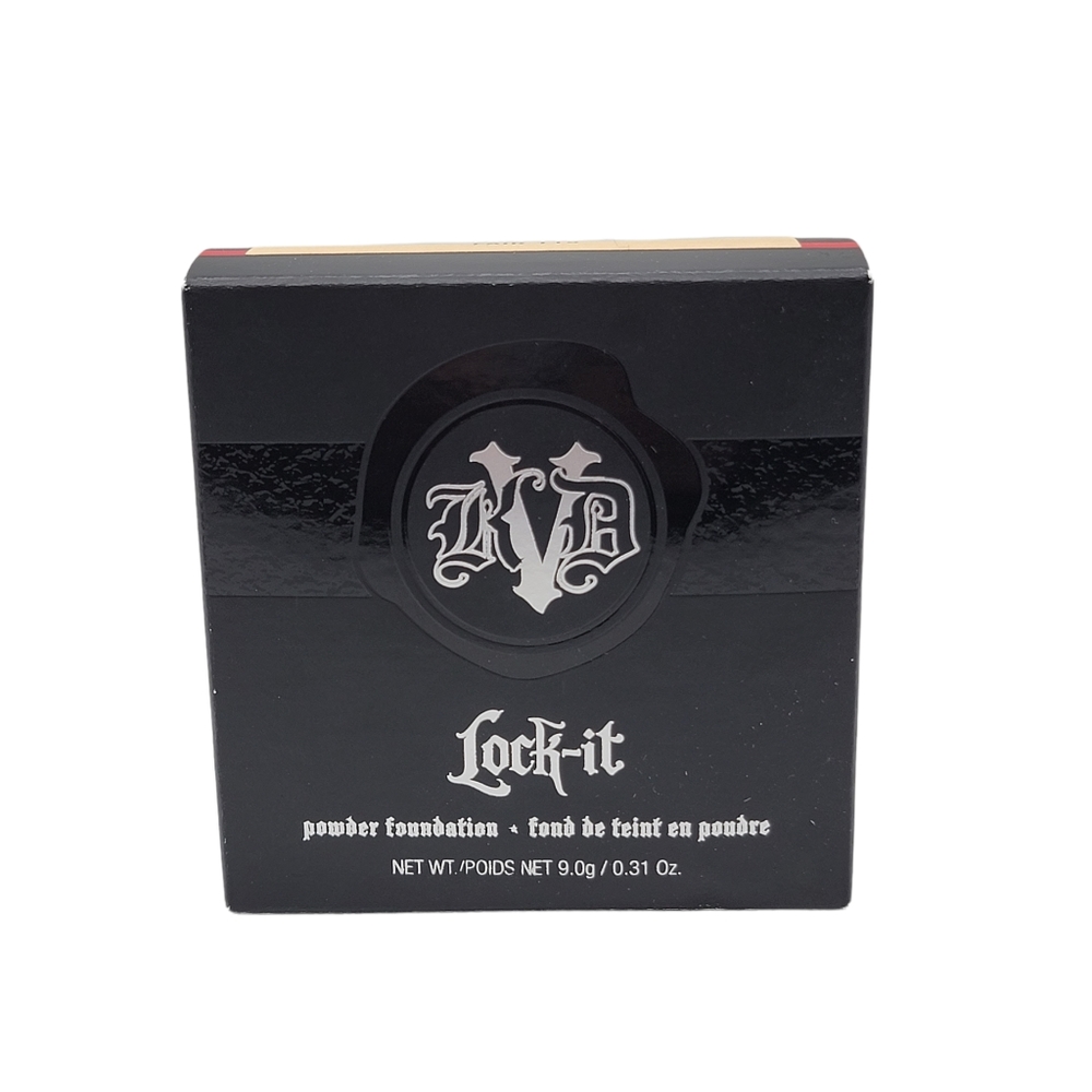 SOLD Kat Von D (KVD Vegan beauty) Lock-It Powder Foundation in Fair 115 - Picture 2 of 5